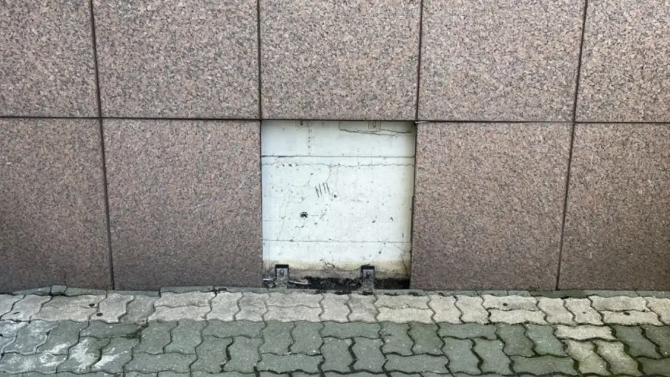 외벽대리석 백화제거 작업 사진