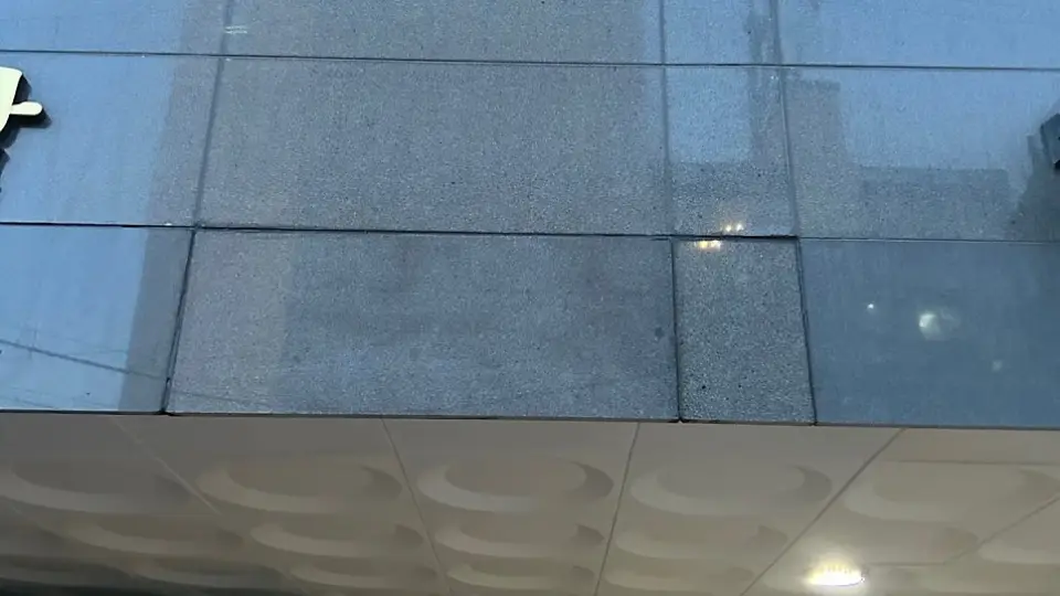 외벽대리석 코너 마감 사진